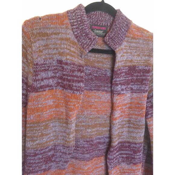 Vintage Expressions By Campus Wool Blend Cardigan Sweater READ - Picture 5 of 6